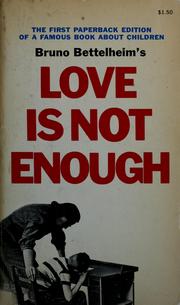 Copertina del libro LOVE IS NOT ENOUGH